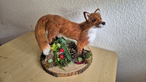 Fuchsfigur aus nadelfilz - aus, nadelfilz/