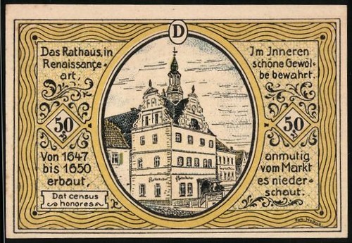 Notgeld colditz 1921 50 - colditz,