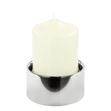 Fink Kerzenhalter SOBRIO DH 10x5 cm silber