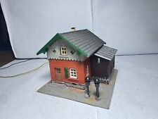 Faller H0 130 Bahnwärterhaus Backstein mit Abläutewerk 50er Jahre SELTEN SAMMLER
