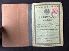 alter Reisepass, Weinheim