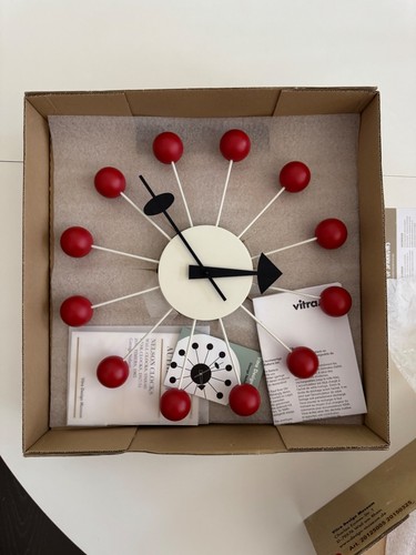 Vitra ball clock wanduhr - clock, wanduhr,