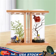Desktop Dual Glass Fish Tank