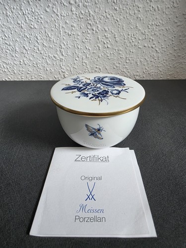 Meissen porzellan deckeldose - deckeldose, /