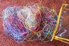 Scoubidou Bänder, 400 g, mehrfarbig