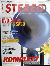 STEREO 1/01,AVANTGARDE ACOU.DUO,VISATON VOX 200,BURMESTER 980,TRANSROTOR SIRIUS