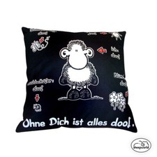 Kissen Sheepworld  Ohne Dich ist alles doof Kissen mit Spruch Kissen