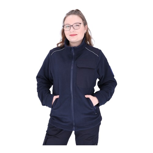 Fleecejacke polizei dunkelblau - fleecejacke,