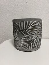 Blumentopf Muster grau Pflanzen monstera 