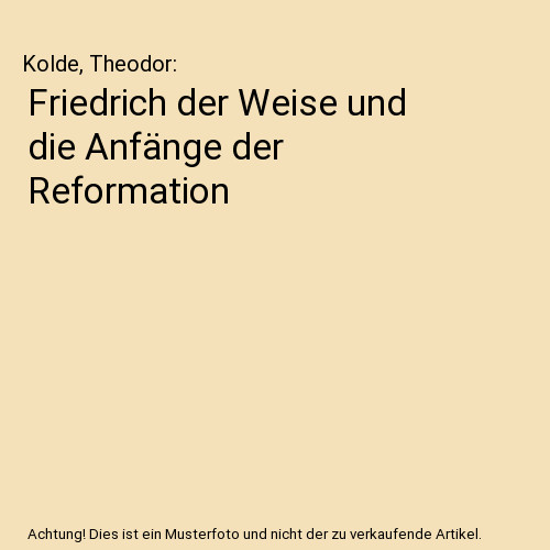 Friedrich der weise - der, die