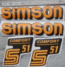 S51,Comfort,Simson,Aufklebersa