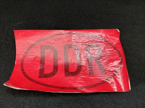 Ddr abziehbild schiebebild - ddr,
