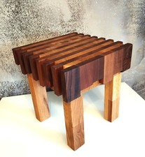 Beistelltis Eiche + Nussbaum