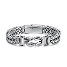 Herren Männer Edelstahl Armband Panzerarmband Massiv