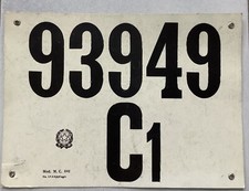 Überführung Kennzeichen Temporary Italien Bozen Nummernschild Pappe Rarität