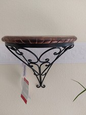 Wandregal Holz, Metall