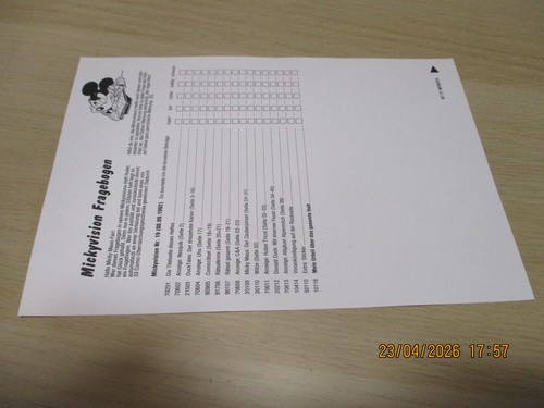 Micky vision magazin beilage - vision,