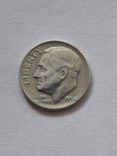 One dime liberty 1954 s - one,