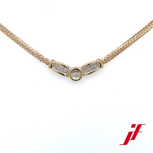 Collier 585 wg - wg, mit