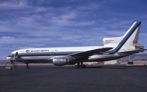 Flugzeug farbdia n4650 east - farbdia,