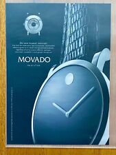 Movado Museum Automatic Art of Time Original 2003 Vintage Watch Ad Werbung