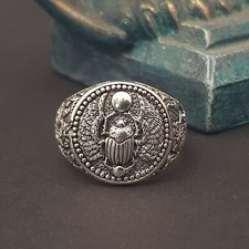Skarabäus Ring Silber 925
