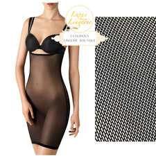 TULLE FORMING DRESS by Wolford 40 black schwarz Formendes Mieder Kleid