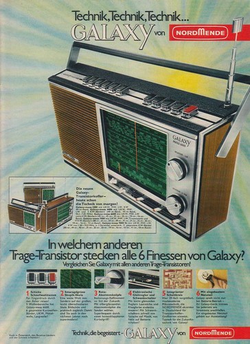 Nordmende galaxy mesa 6600 - mesa,