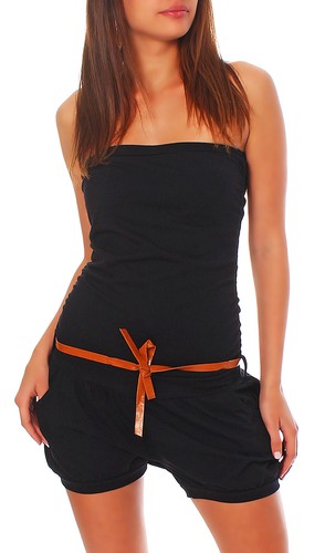 Damen jumpsuit kurz hosenanzug - jumpsuit,