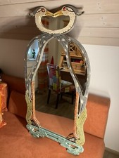 Großer Wandspiegel, außergewöhnliches Design, handgefertigtes Unikat aus Italien