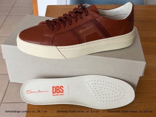 Santoni luxus leder sneaker - luxus,