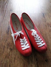 Damen Sneaker, Gr 41 Chucks, rot, Kunstleder, Venice, Ballerinas