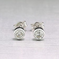 Brillant Solitär Ohrringe 2