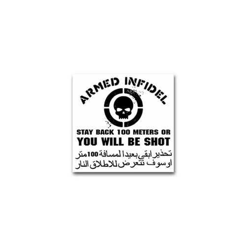 Aufkleber sticker armed - aufkleber/sticker,