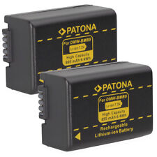 2 x Akku für Panasonic Lumix DC-FZ82D, DC-FZ83, DMC-FZ100, DMC-FZ150 - DMW-BMB9E