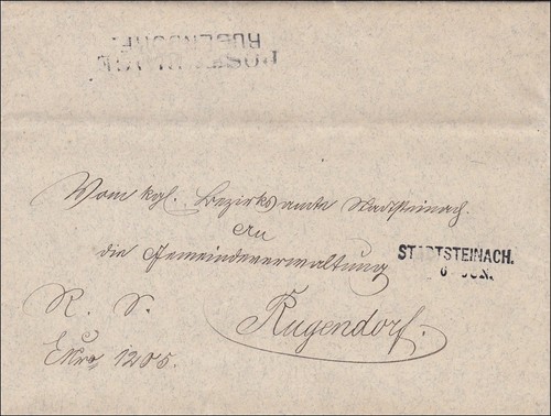 Bayern 1882 brief aus - 1882,,