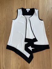 Joseph Ribkoff Bluse Tunika Gr. 38 zeitlos top Zustand weiß schwarz