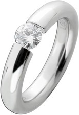 Spannring 50ct vsi silber - 0.50ct,