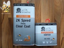 7,5 Liter Airo Klarlack inkl. Härter HS 2K Speed Clear Coat Finish VOC 2:1 #462