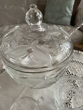 WMF Bowle Service Orchidee mit Deckel und 10 Gläsern