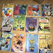 Window Colour Hefte 12 •x Motive Divers Paket Konvolut Kinder Haus Garten ?♥️