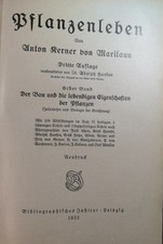 Pflanzenleben. Erster Band
