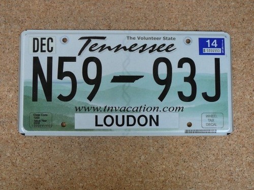 Kennzeichen tennessee - us-kennzeichen,