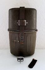 Original Bundeswehr Feldflasche PSL63 Militär Vintage BW Lederriemen HRE X / 62