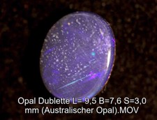 Opal Dublette L= 9,5 B=7,6