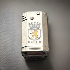 KW Karl Wieden, Benzinfeuerzeug, Berliner Wappen DDR selten, Vintage 70er