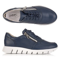 B-Ware VITAFORM Damen-Sneaker Hirschleder seitl. Reißverschluss Gr 40