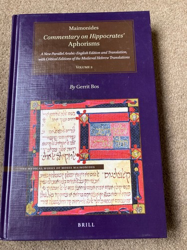 Maimonides commentary on - maimonides,,