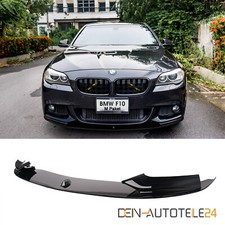 Spoilerlippe Frontlippe SCHWARZ für BMW 5er F10 F11 M Paket Spoilerschwert