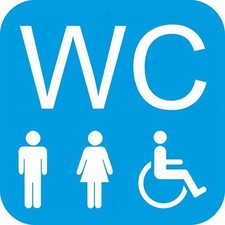 Sticker toilet loo